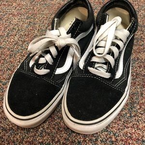Vans Black And White Sneaker 36